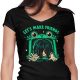 Let's Make Friends - Women's V-Neck