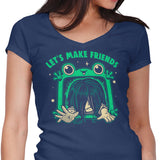 Let's Make Friends - Women's V-Neck