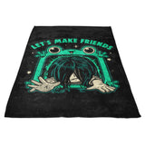 Let's Make Friends - Fleece Blanket