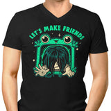Let's Make Friends - Men's V-Neck