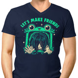 Let's Make Friends - Men's V-Neck