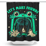 Let's Make Friends - Shower Curtain