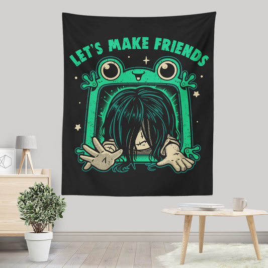 Let's Make Friends - Wall Tapestry