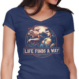 Life Finds a Way - Women's V-Neck