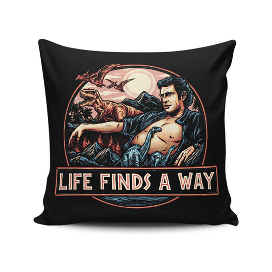 Life Finds a Way - Throw Pillow