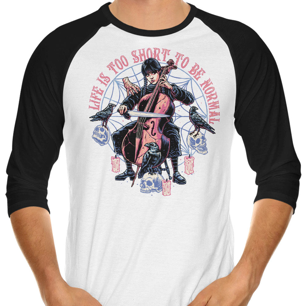 Life is Too Short - 3/4 Sleeve Raglan T-Shirt