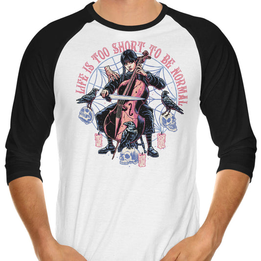 Life is Too Short - 3/4 Sleeve Raglan T-Shirt