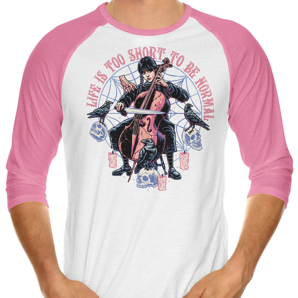 Life is Too Short - 3/4 Sleeve Raglan T-Shirt