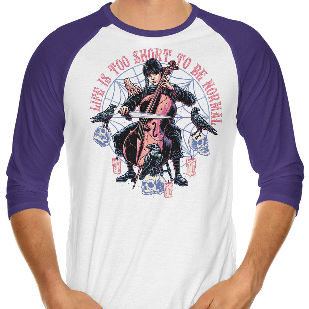 Life is Too Short - 3/4 Sleeve Raglan T-Shirt