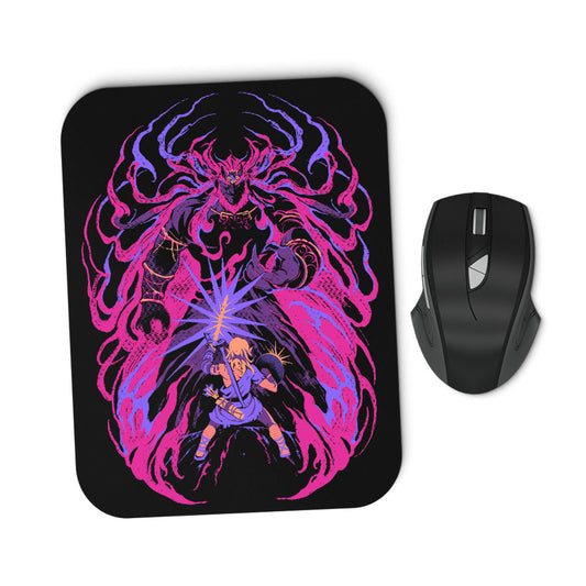 Light Against the Demon King - Mousepad