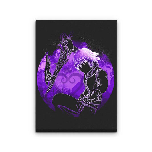 Light and Darkness Orb - Canvas Print