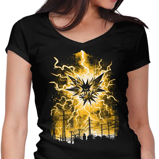 Lightning Storm - Women's V-Neck