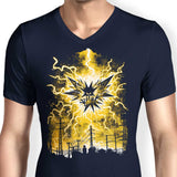 Lightning Storm - Men's V-Neck