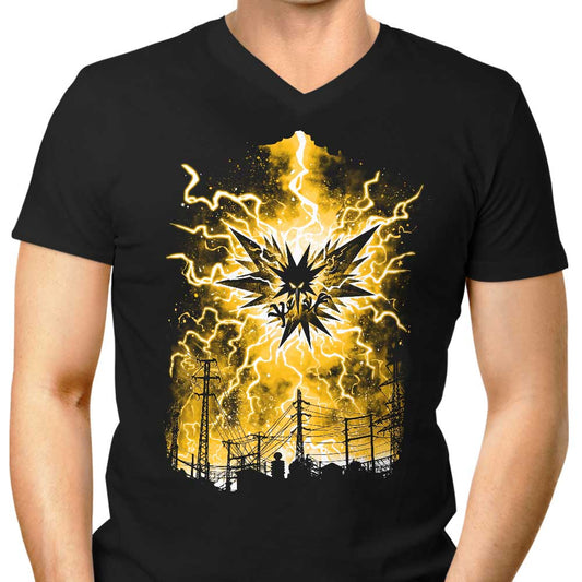 Lightning Storm - Men's V-Neck