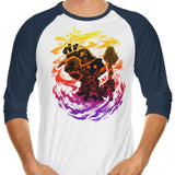 Like the Sun - 3/4 Sleeve Raglan T-Shirt