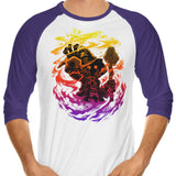 Like the Sun - 3/4 Sleeve Raglan T-Shirt