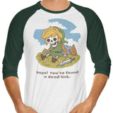 Link is Dead - 3/4 Sleeve Raglan T-Shirt