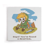 Link is Dead - Canvas Print