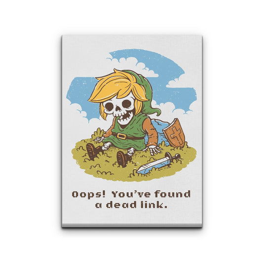Link is Dead - Canvas Print
