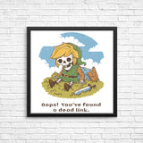 Link is Dead - Posters & Prints