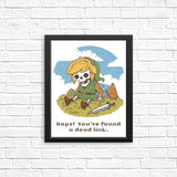 Link is Dead - Posters & Prints