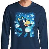 Little Blue Dog - Long Sleeve T-Shirt