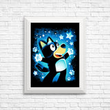 Little Blue Dog - Posters & Prints