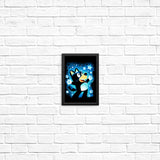 Little Blue Dog - Posters & Prints