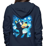 Little Blue Dog - Hoodie