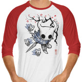 Little Ghost - 3/4 Sleeve Raglan T-Shirt