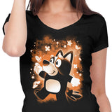 Little Sister Dog - Women's V-Neck