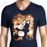 Little Sister Dog - Men's V-Neck