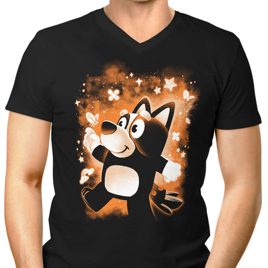 Little Sister Dog - Men's V-Neck