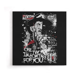 Lock Your Door - Canvas Print