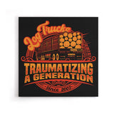 Log Truck Trauma - Canvas Print