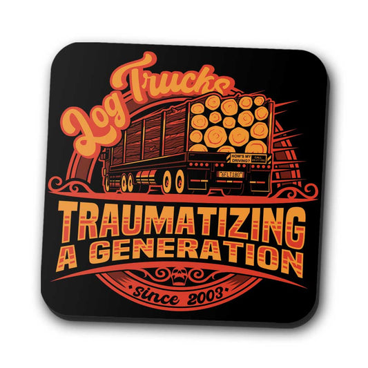 Log Truck Trauma - Coasters