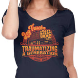 Log Truck Trauma - Women's V-Neck