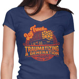 Log Truck Trauma - Women's V-Neck