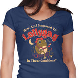 Lollygagging Frog - Women's V-Neck