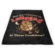 Lollygagging Frog - Fleece Blanket