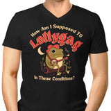 Lollygagging Frog - Men's V-Neck