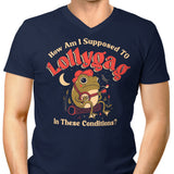 Lollygagging Frog - Men's V-Neck