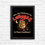 Lollygagging Frog - Posters & Prints