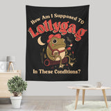 Lollygagging Frog - Wall Tapestry
