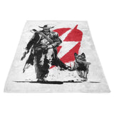 Lone Ghoul and Cub - Fleece Blanket