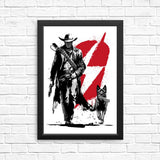 Lone Ghoul and Cub - Posters & Prints