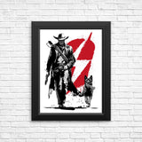 Lone Ghoul and Cub - Posters & Prints