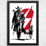 Lone Ghoul and Cub - Posters & Prints