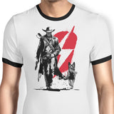 Lone Ghoul and Cub - Ringer T-Shirt