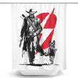 Lone Ghoul and Cub - Shower Curtain